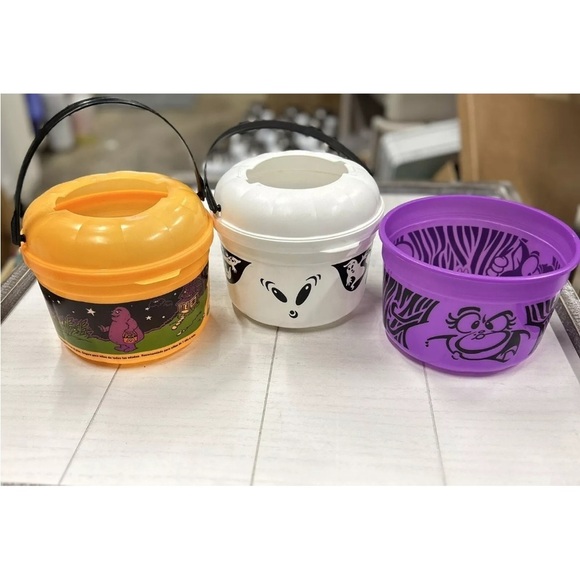McDonalds Halloween Pail Boo Buckets Vintage 1986 LOT OF 8 Pumpkin, Witch, Ghost - Picture 4 of 16